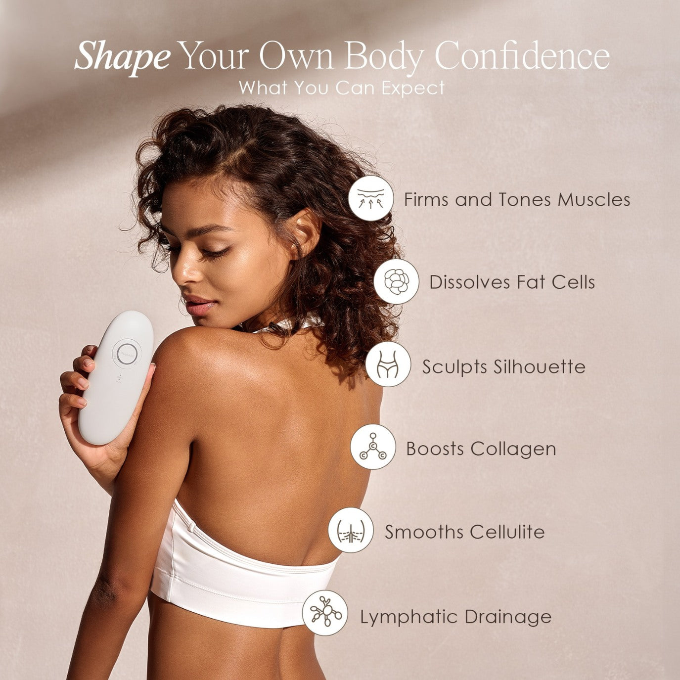 red light therapy body contouring device UAE علاج السيلوليت في المنزل